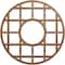 Ekena Millwork O'Neal Wood Fretwork Pierced Ceiling Medallion, Walnut, 16"OD x 5 3/4"ID x 1/4"T CMWP16X16X0250ONWA - alternate 1